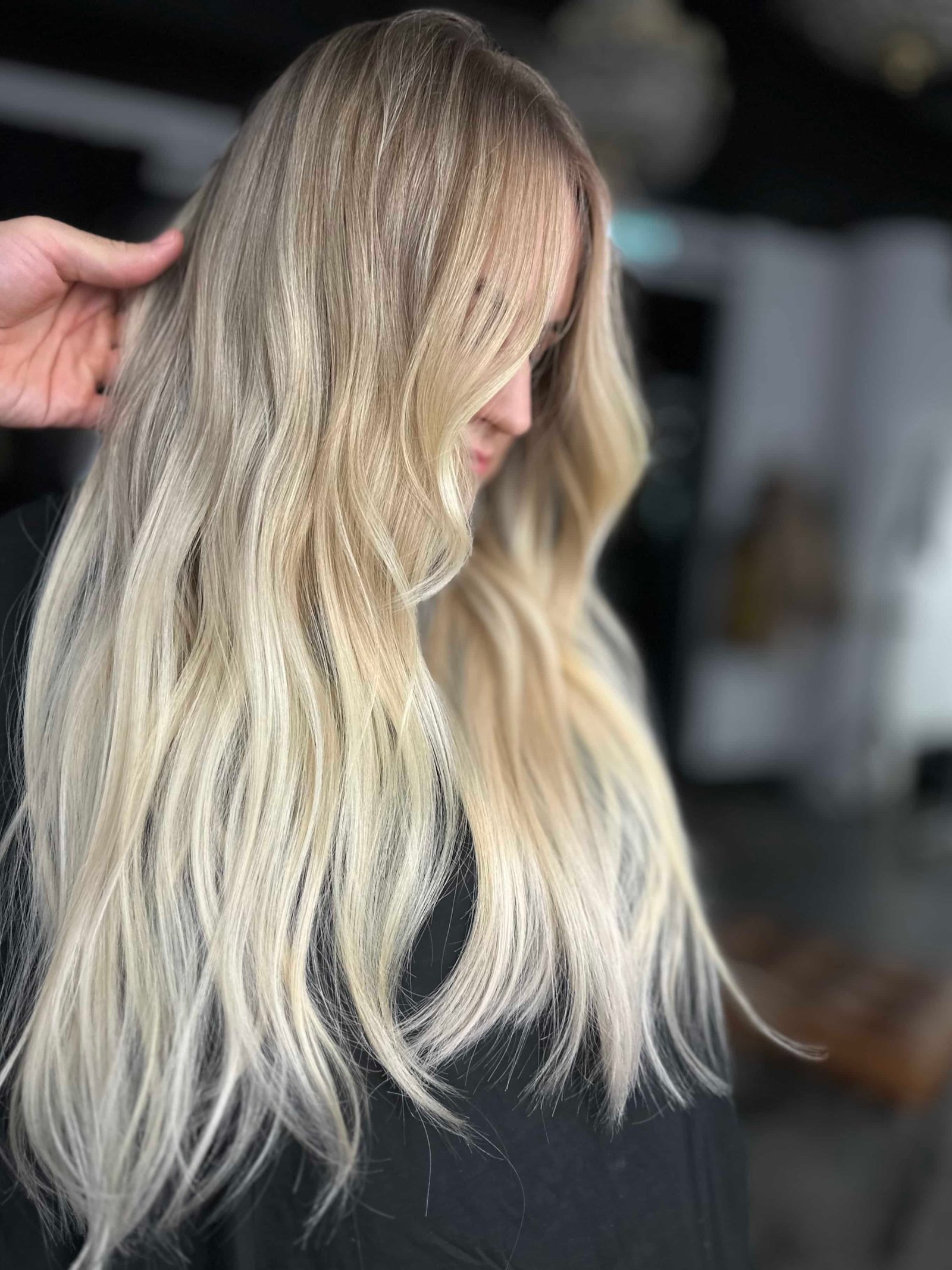 Platinos blondinė — galutinis rezultatas